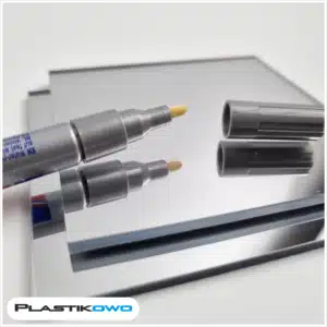 lustro akrylowe srebrne