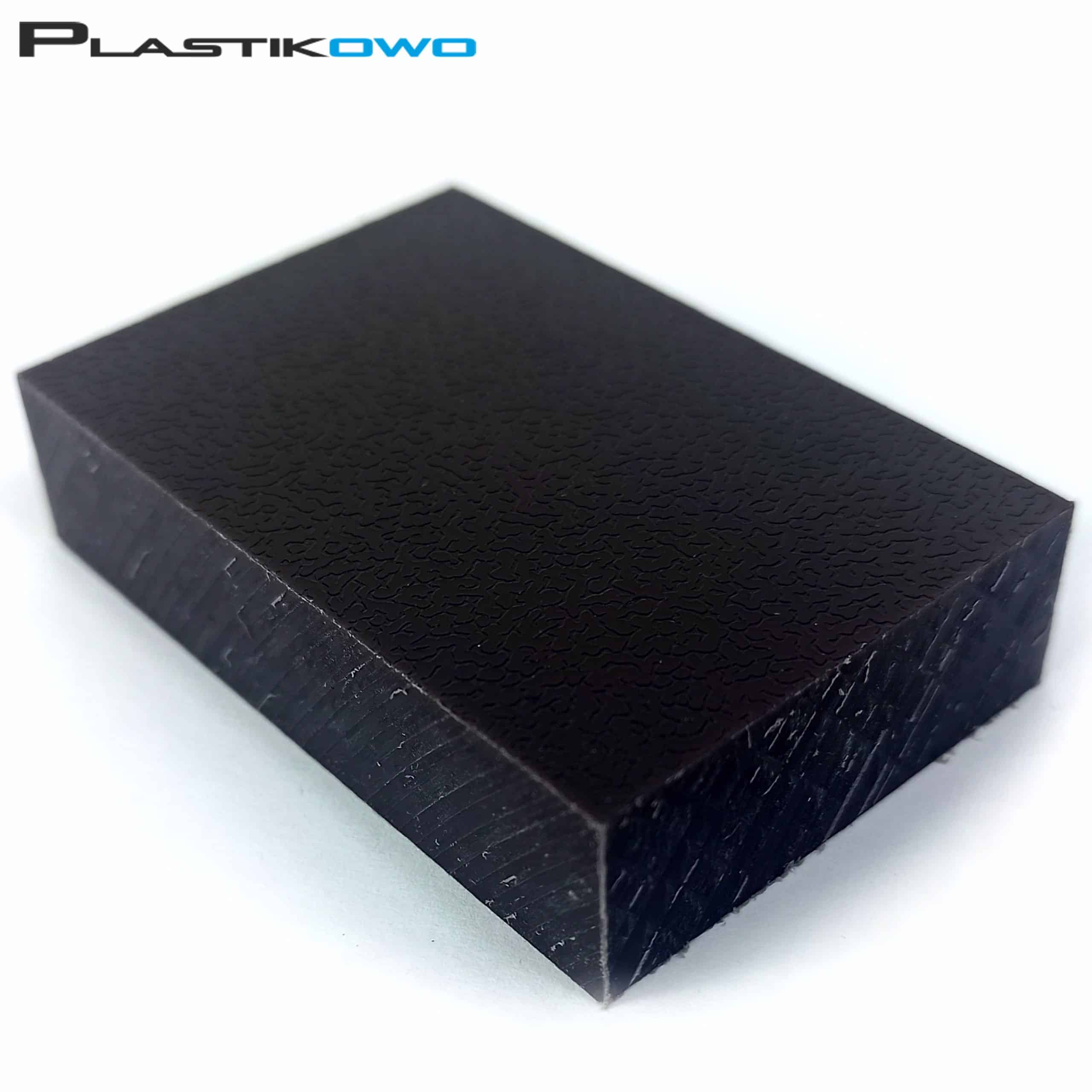 Płyty polietylenowe PE-HD 300 czarny/czarny reg./czarny