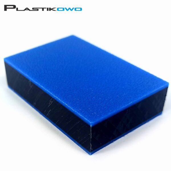 Płyty polietylenowe PE-HD 300 niebieski/czarny reg./niebieski