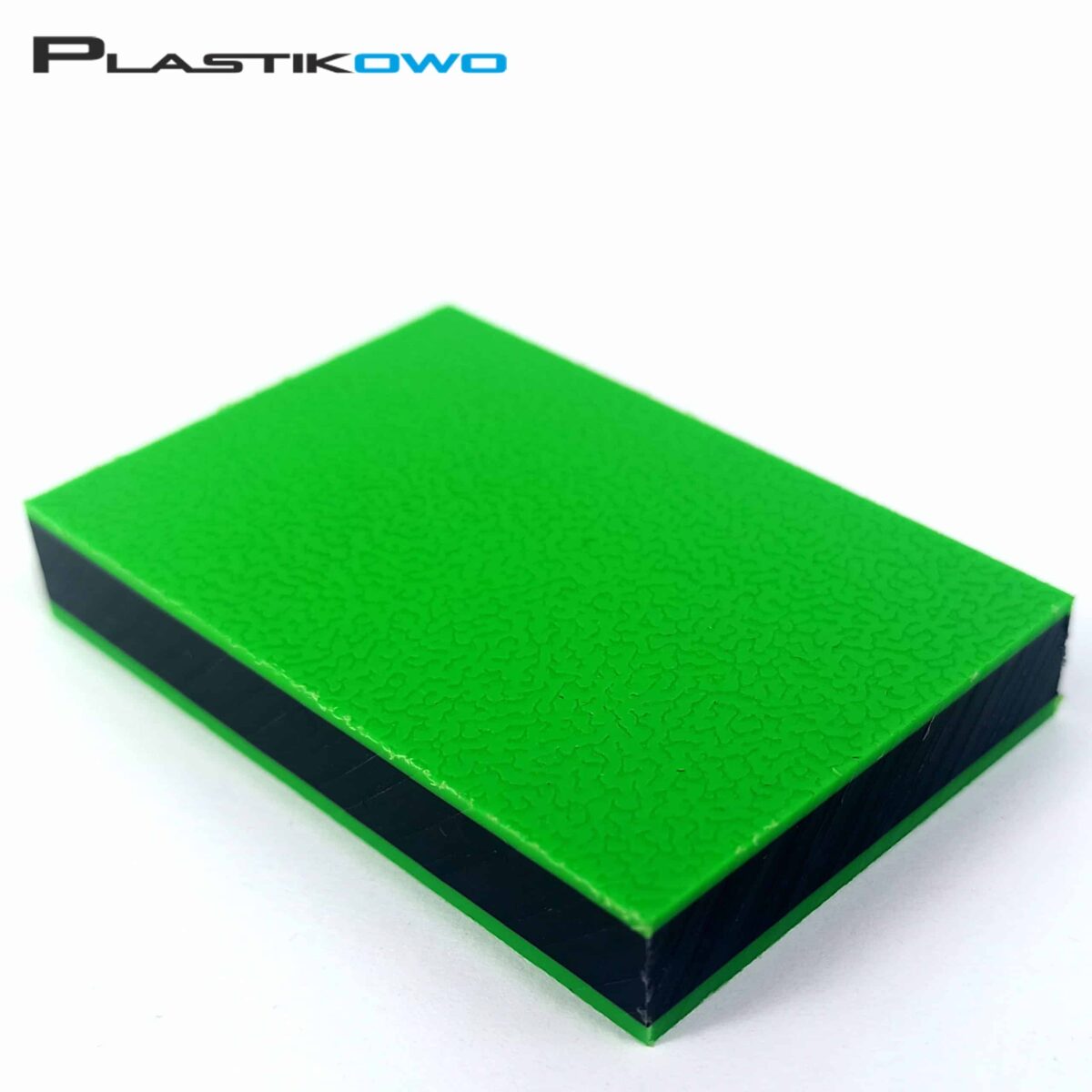 Płyty polietylenowe PE-HD 300 zielony/czarny reg./zielony
