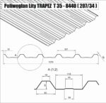 Poliwęglan trapezowy T35 - 8960