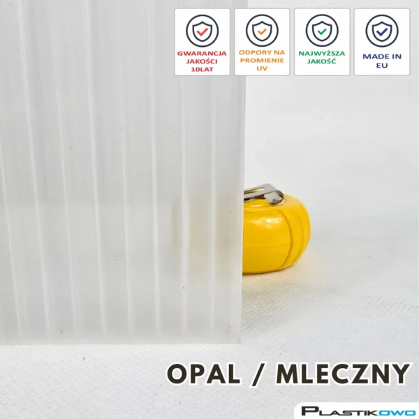 Poliwęglan komorowy mleczny