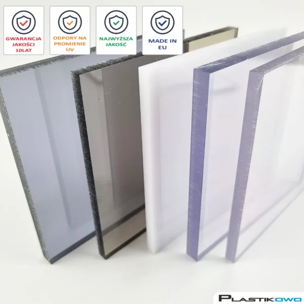 Poliwęglan lity przezroczysty odporny na UV