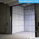 Kurtyny pasowe PCV chroniące przed przeciągami